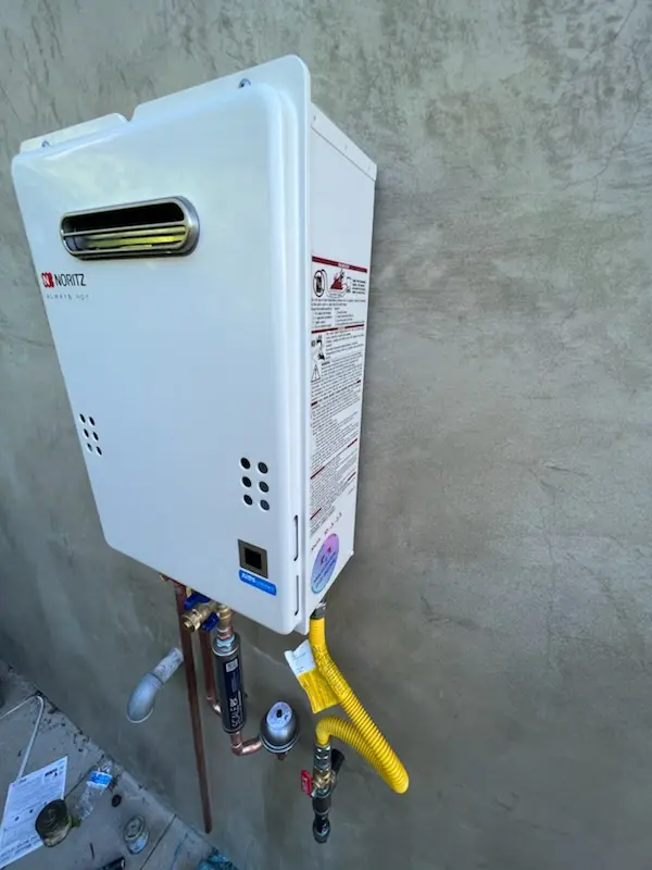 Tankless water heater installation for Logan homes
